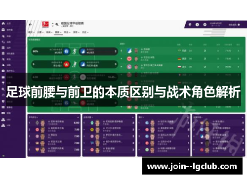 足球前腰与前卫的本质区别与战术角色解析